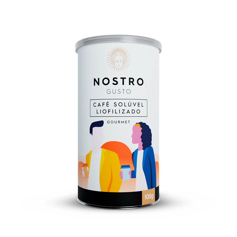 Café Solúvel Liofilizado Gourmet Nostro Gusto