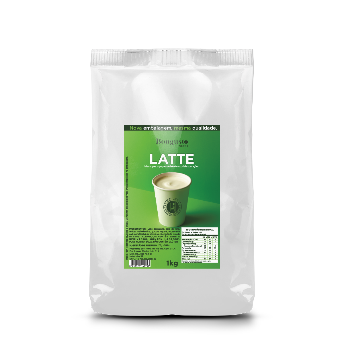 Latte Adoçado