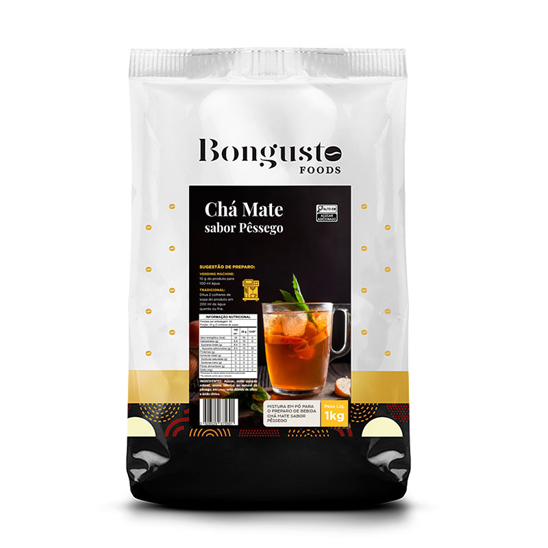 Chá Mate sabor Pêssego